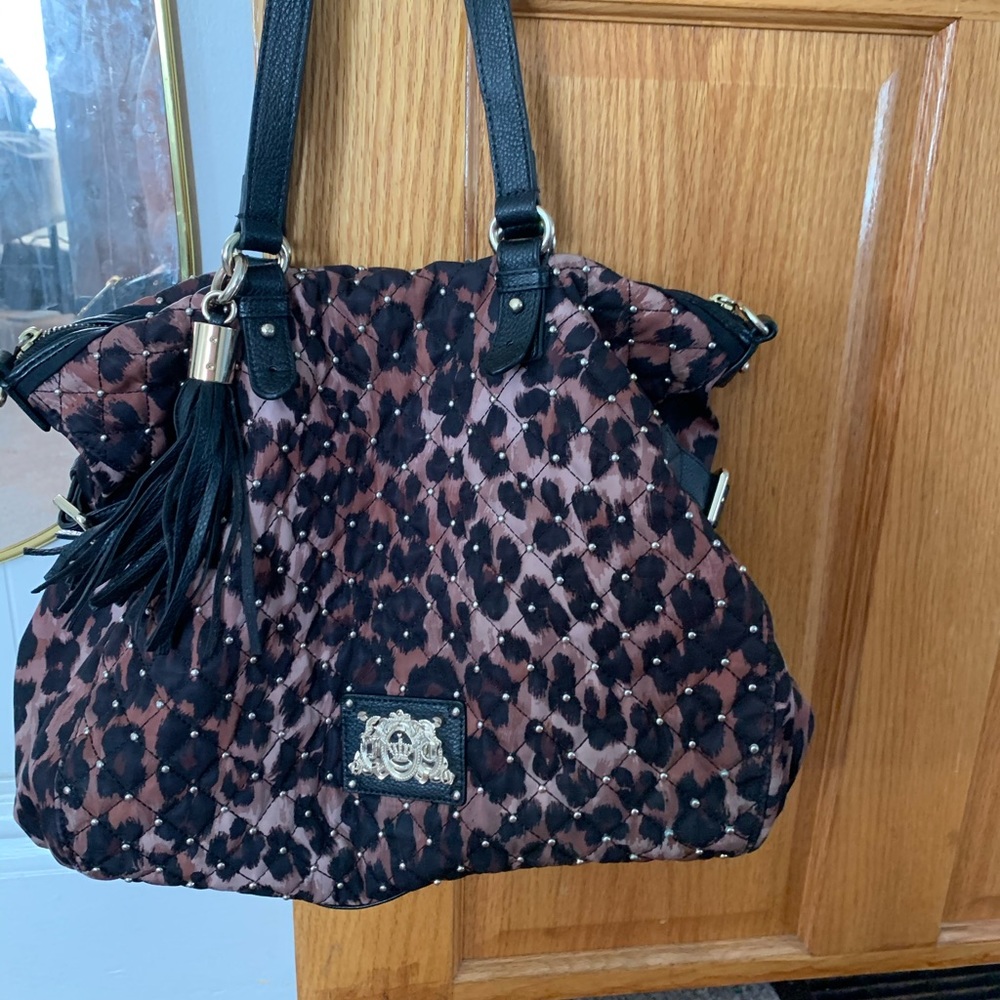 Juicy couture leopard shoulder bag